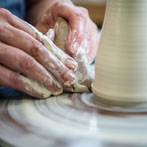 Keith Brymer-Jones at work in his studio 2018